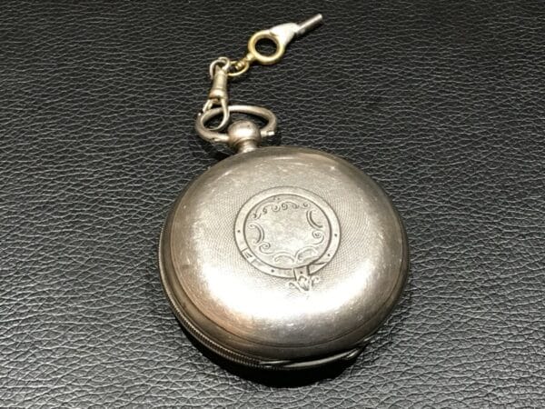 Pocket watch Coventry Maker Solid silver Chester hallmark Full Hunter case Antique Silver 4