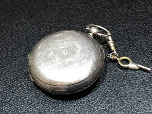 Pocket watch Coventry Maker Solid silver Chester hallmark Full Hunter case Antique Silver 5