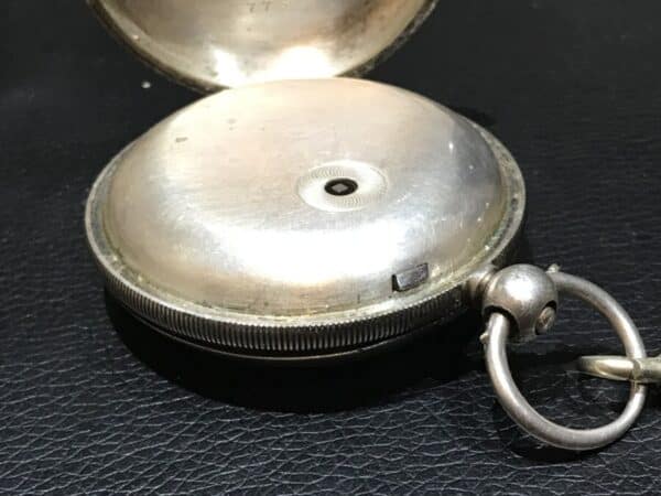 Pocket watch Coventry Maker Solid silver Chester hallmark Full Hunter case Antique Silver 7