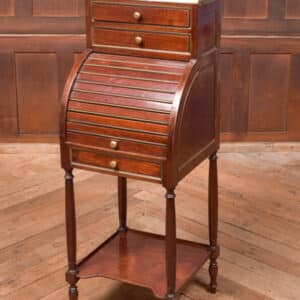 French Mahogany Roll Top Pot Cupboard SAI2590 Antique Cupboards