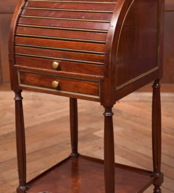 French Mahogany Roll Top Pot Cupboard SAI2590 - Image 4