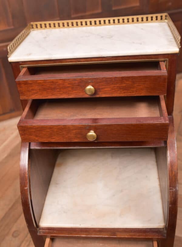 French Mahogany Roll Top Pot Cupboard SAI2590 - Image 7