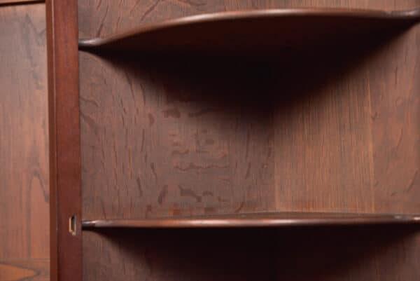 Edwardian Bow Front Corner Cabinet SAI2583 - Image 8