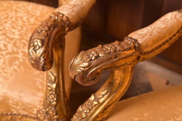 Pair of Gilt Arm Chairs SAI2584 - Image 19