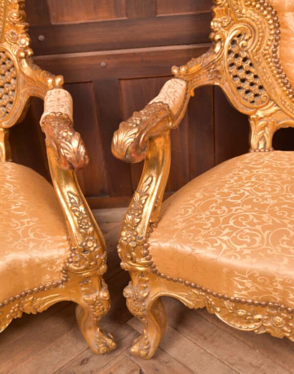 Pair of Gilt Arm Chairs SAI2584 - Image 16