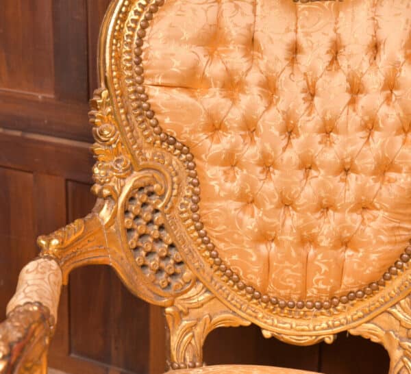Pair of Gilt Arm Chairs SAI2584 - Image 7