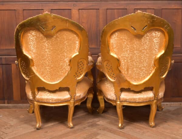 Pair of Gilt Arm Chairs SAI2584 - Image 13