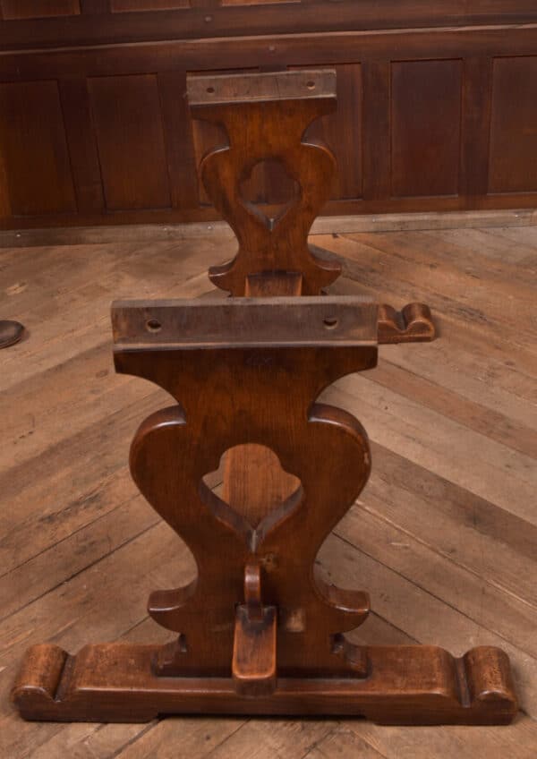 Edwardian Oak Refectory Table SAI2585 - Image 8
