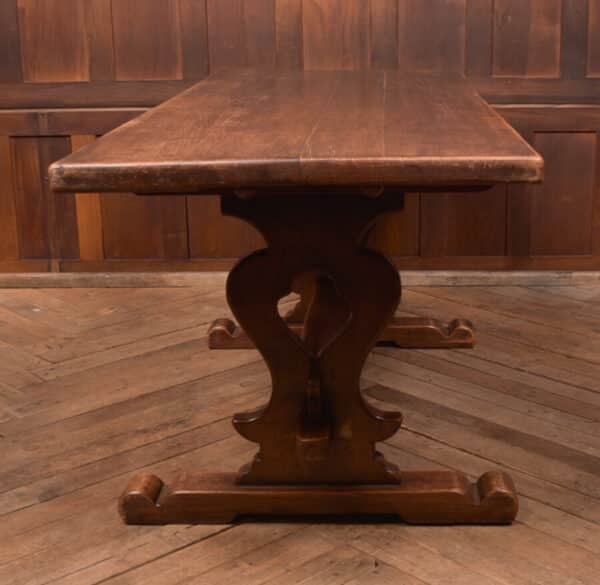 Edwardian Oak Refectory Table SAI2585 - Image 6