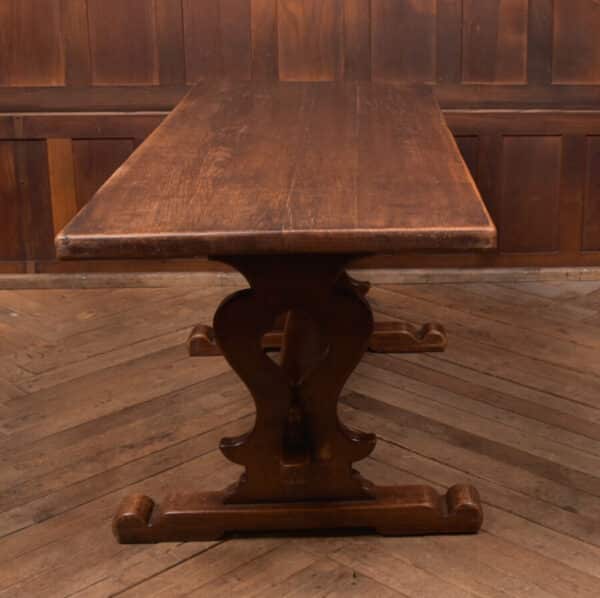 Edwardian Oak Refectory Table SAI2585 - Image 5