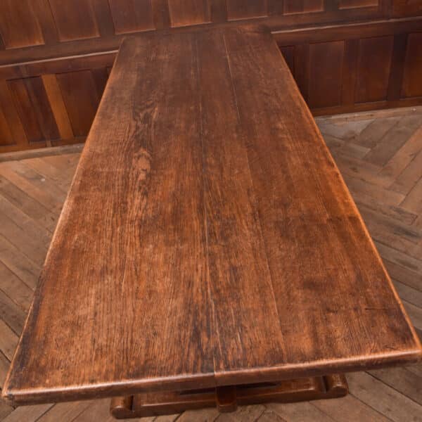 Edwardian Oak Refectory Table SAI2585 - Image 4