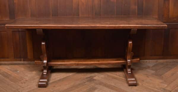 Edwardian Oak Refectory Table SAI2585 Antique Tables 5