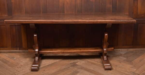 Edwardian Oak Refectory Table SAI2585 - Image 3