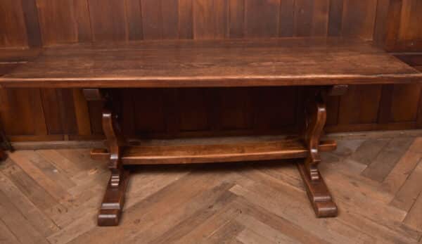 Edwardian Oak Refectory Table SAI2585 Antique Tables 3