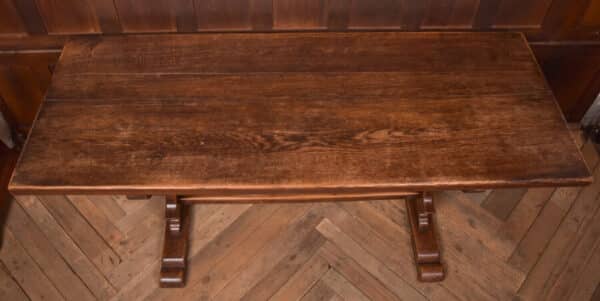 Edwardian Oak Refectory Table SAI2585 - Image 2