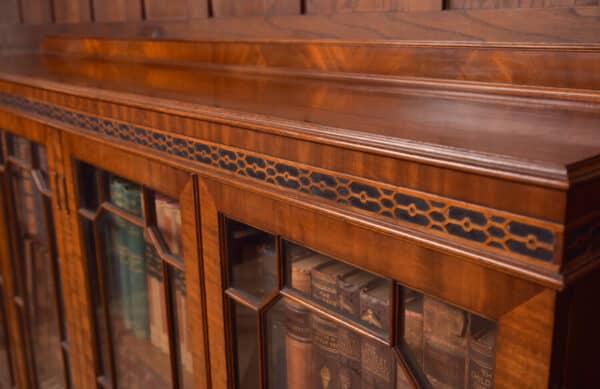 Edwardian Mahogany Bookcase SAI2594 - Image 2