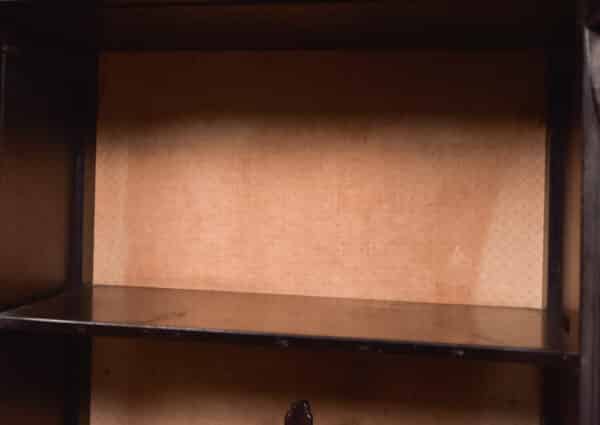 Edwardian Black Lacquer Chinoiserie Cabinet SAI2595 - Image 14