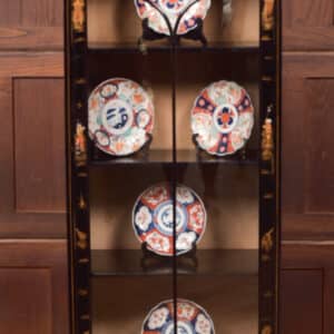 Edwardian Black Lacquer Chinoiserie Cabinet SAI2595 Antique Cabinets