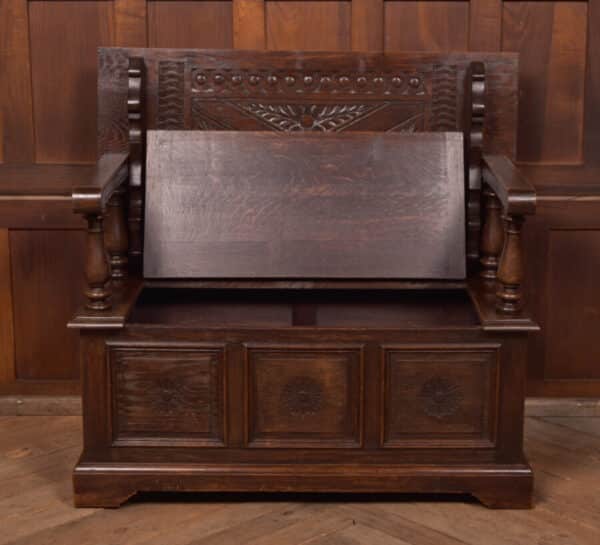 Edwardian Monk Bench SAI2596 - Image 2