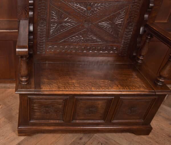 Edwardian Monk Bench SAI2596 - Image 4