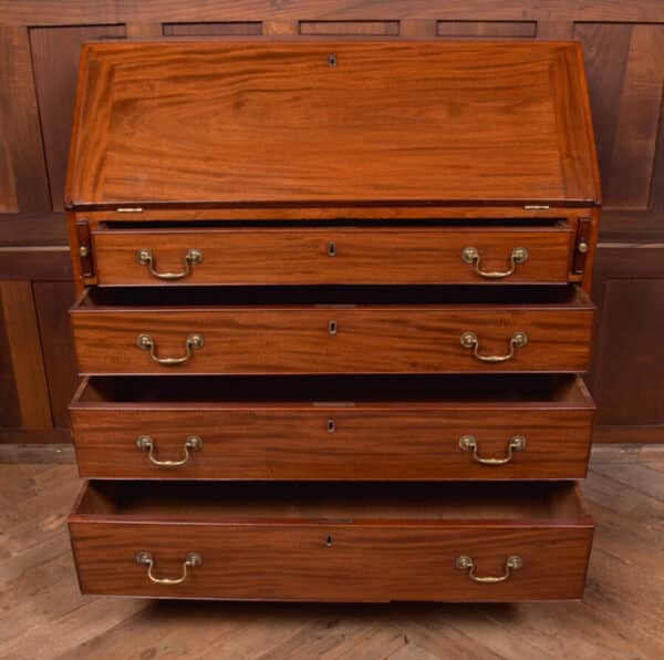 Georgian Mahogany Writing Bureau SAI2609 - Image 6