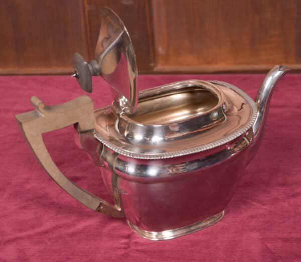 3 Pcs Silver Tea Set SAI2605 - Image 11
