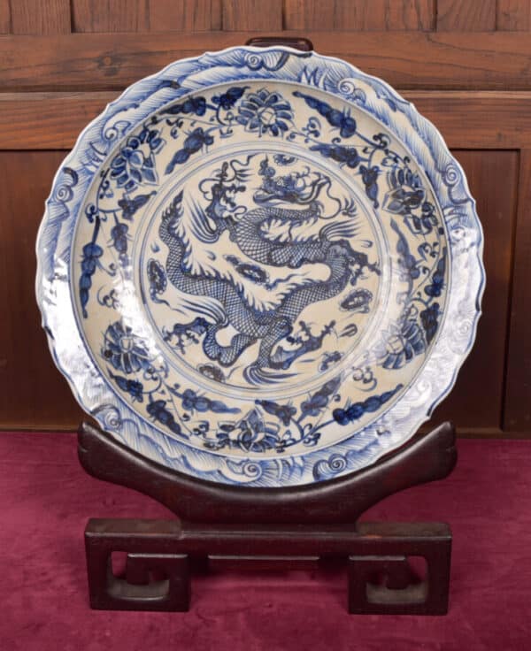 Blue and White Charger / Plate SAI2603