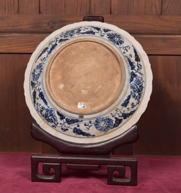 Blue and White Charger / Plate SAI2603 - Image 9