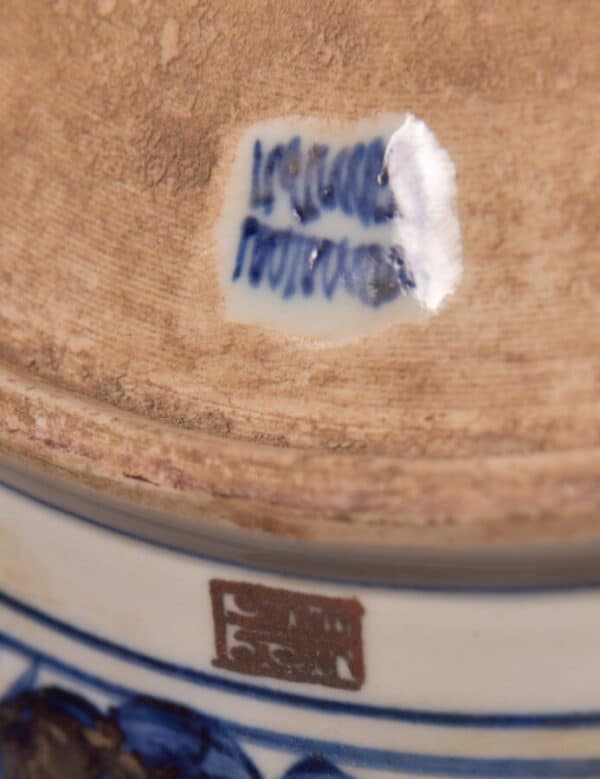Blue and White Charger / Plate SAI2603 - Image 7