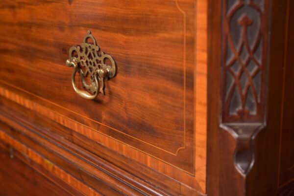 Georgian Secretaire Chest On Chest SAI2613 - Image 2