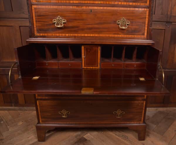 Georgian Secretaire Chest On Chest SAI2613 Antique Draws 11