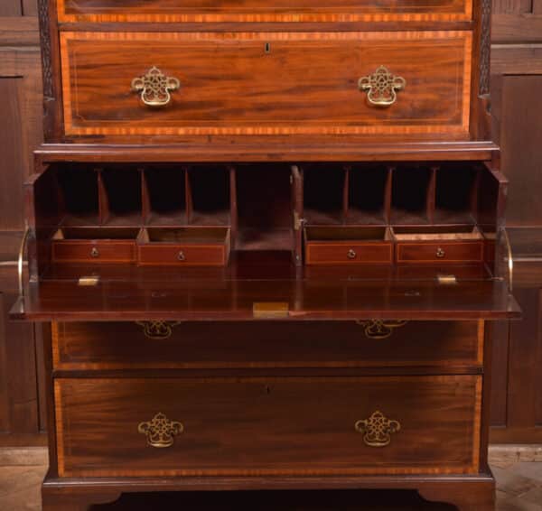 Georgian Secretaire Chest On Chest SAI2613 - Image 6