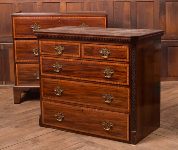 Georgian Secretaire Chest On Chest SAI2613 - Image 18