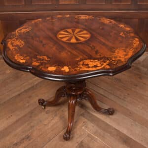 Victorian Marquetry Centre Table SAI2612 Antique Tables