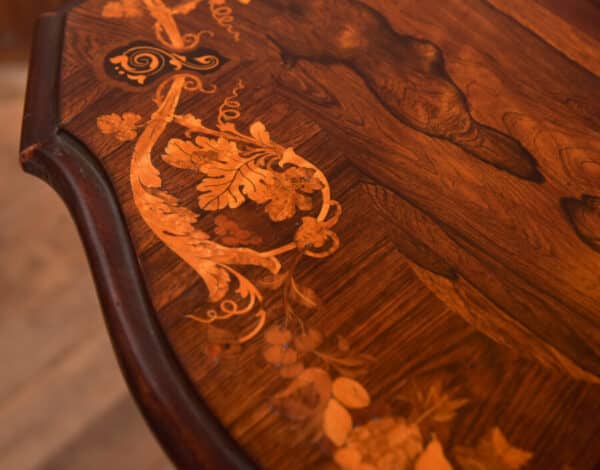 Victorian Marquetry Centre Table SAI2612 Antique Tables 14