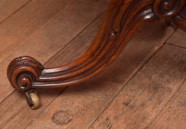 Victorian Marquetry Centre Table SAI2612 - Image 8