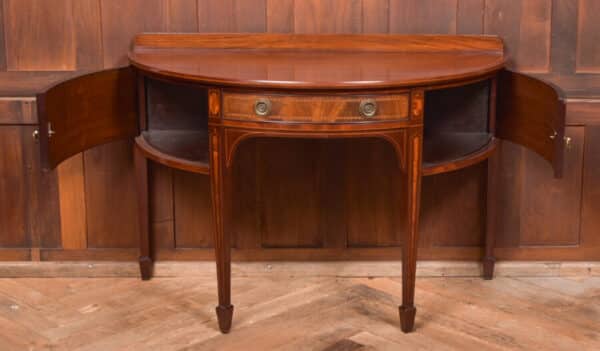 Mahogany Demi Lune Side Table SAI2619 Antique Furniture 4