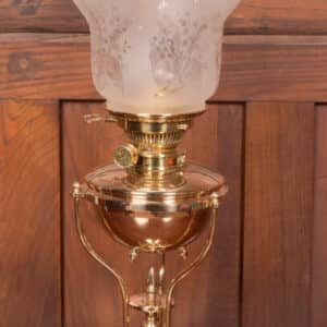 James Gray & Son Of Edinburgh Brass Oil / Paraffin Lamp SAI2618 Antique Lighting