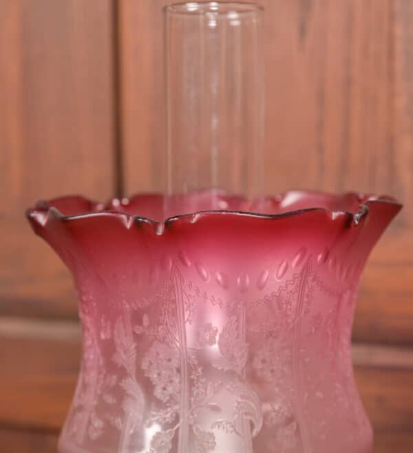 Victorian Brass Oil / Paraffin Lamp SAI2617 - Image 5
