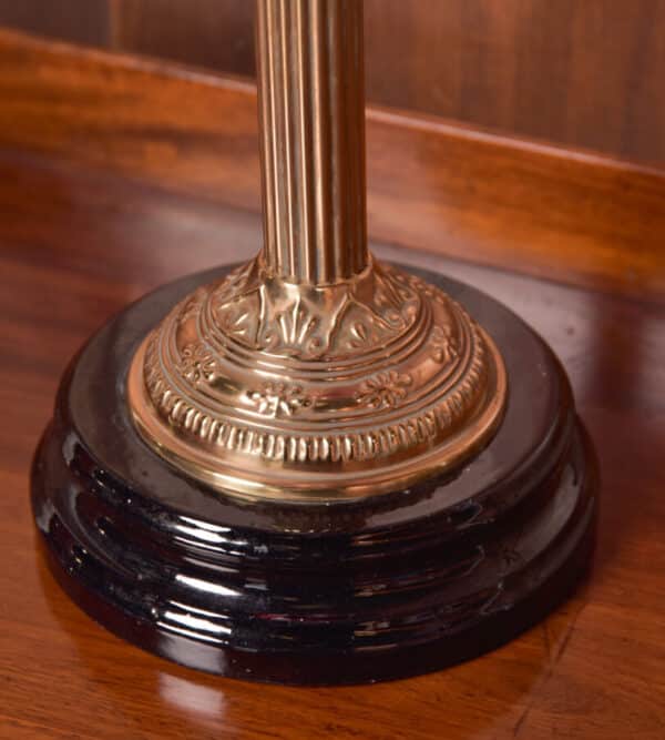 Victorian Brass Oil / Paraffin Lamp SAI2617 - Image 4