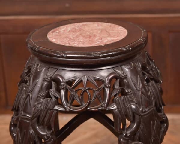 Chinese Hardwood Plant / Lamp Stand SAI2623 - Image 4
