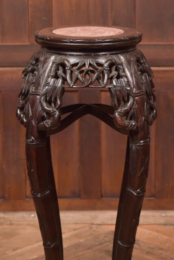 Chinese Hardwood Plant / Lamp Stand SAI2623 - Image 9