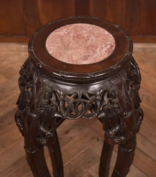 Chinese Hardwood Plant / Lamp Stand SAI2623 - Image 2