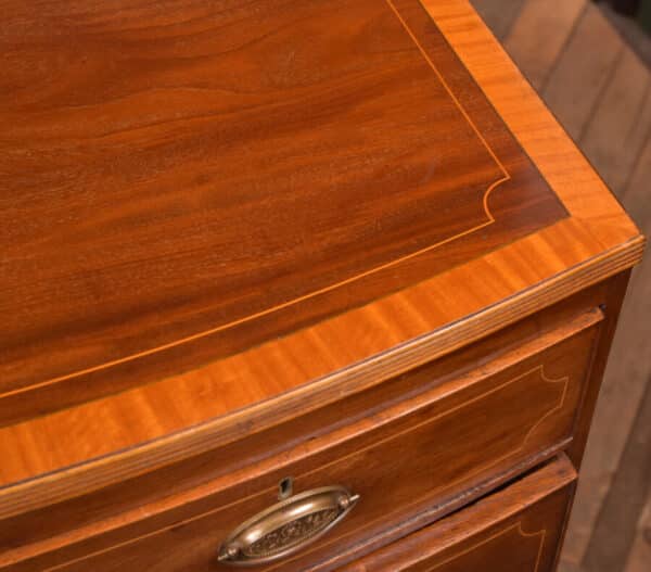 Georgian Bow Front Chest Of Drawers SAI2635 Antique Draws 14