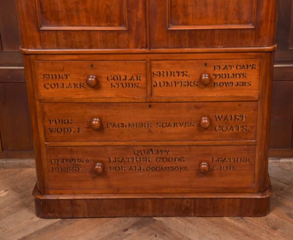 Victorian Mahogany Linen Press / Cupboard SAI2631 - Image 3