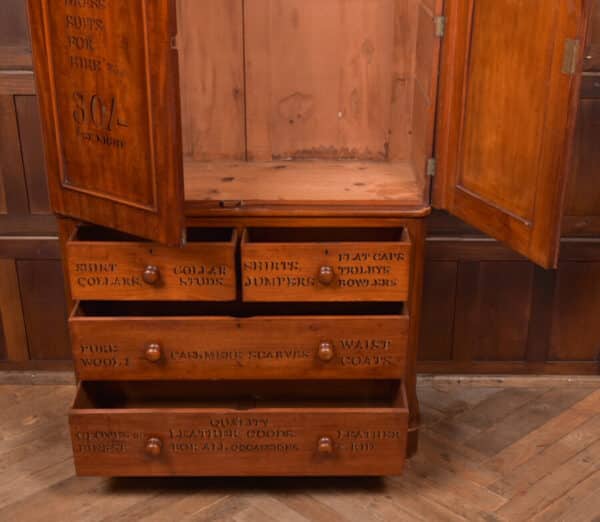 Victorian Mahogany Linen Press / Cupboard SAI2631 - Image 8