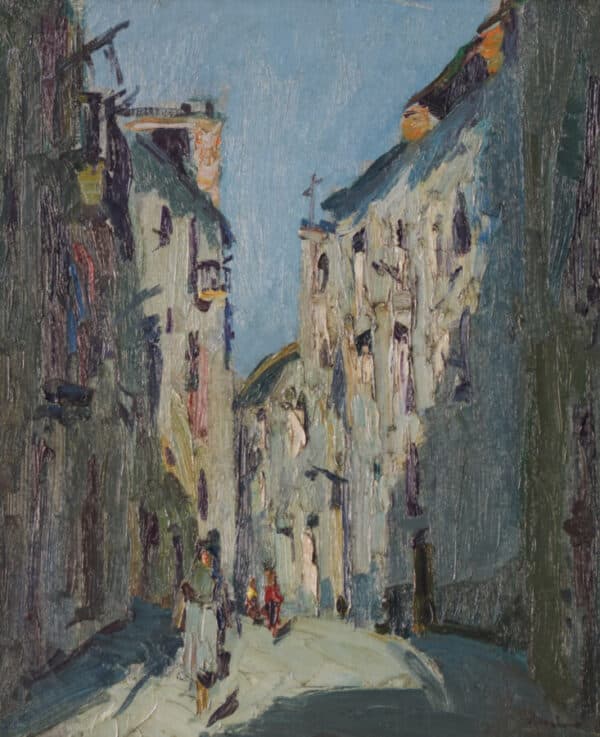 J. Mir - Street Scene on a Sunny Day - Image 2