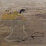 Raimon Sunyer – Tazza and Fruit Abstract Oil Painting Antique Art