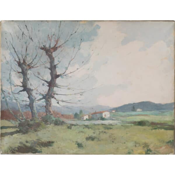 Landscape with Trees and Mountains