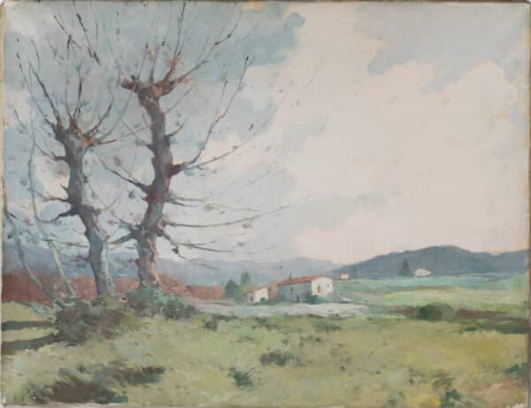 Landscape with Trees and Mountains - Image 2